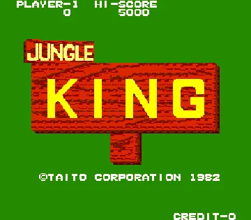 Jungle King (Japan, earlier) screen shot title